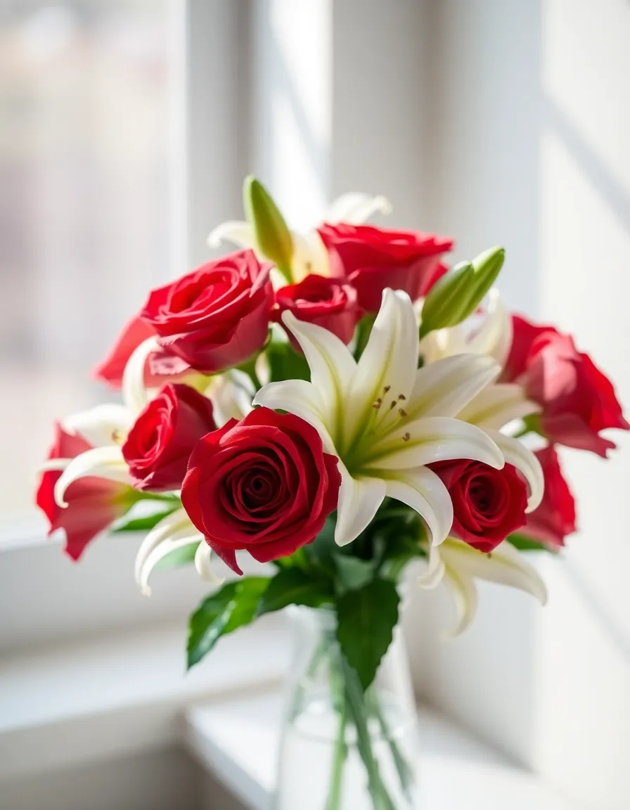 Romantic Floral Arrangement for Valentine's Day