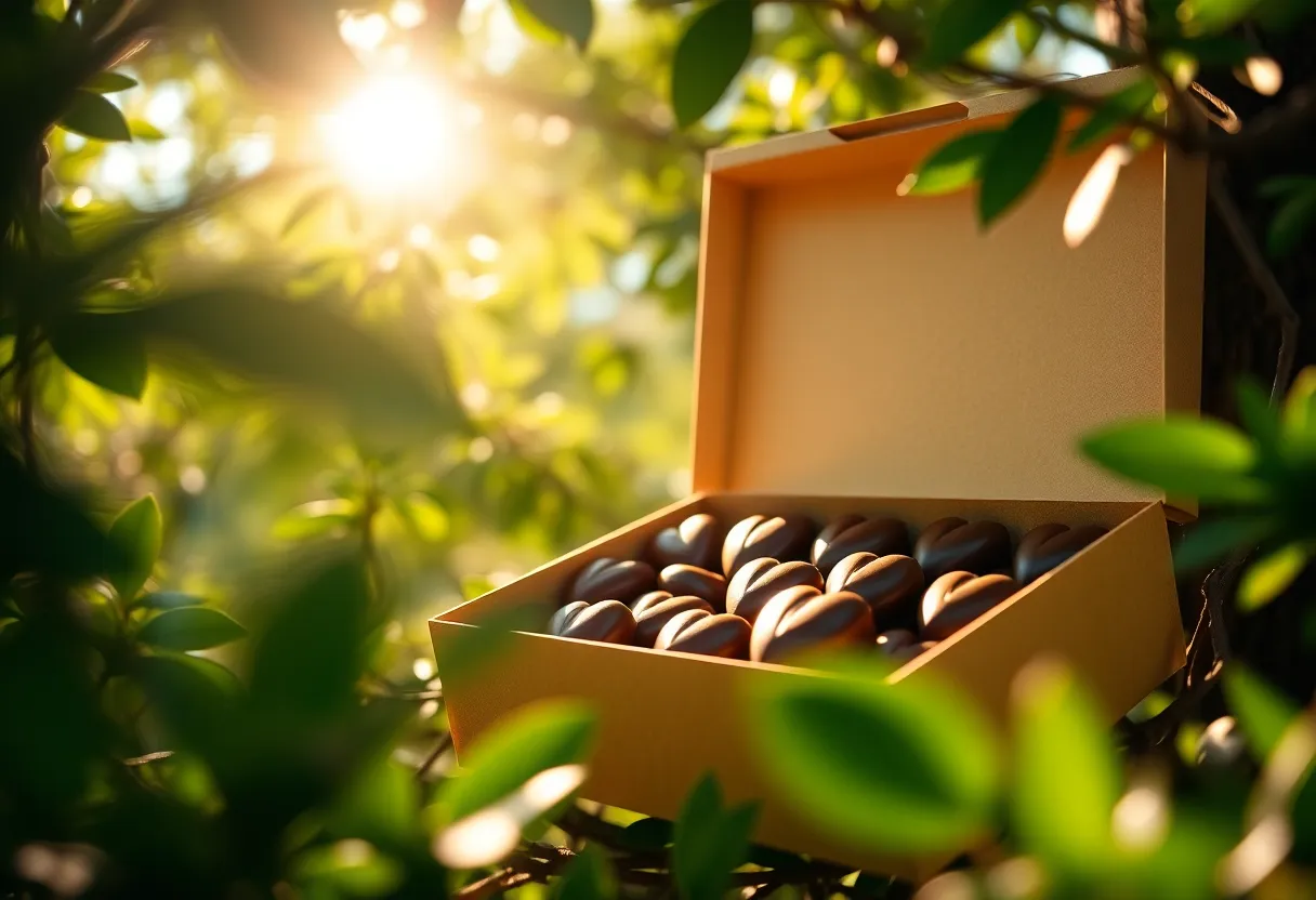Chocolates in a Romantic Gift Box for Valentine's