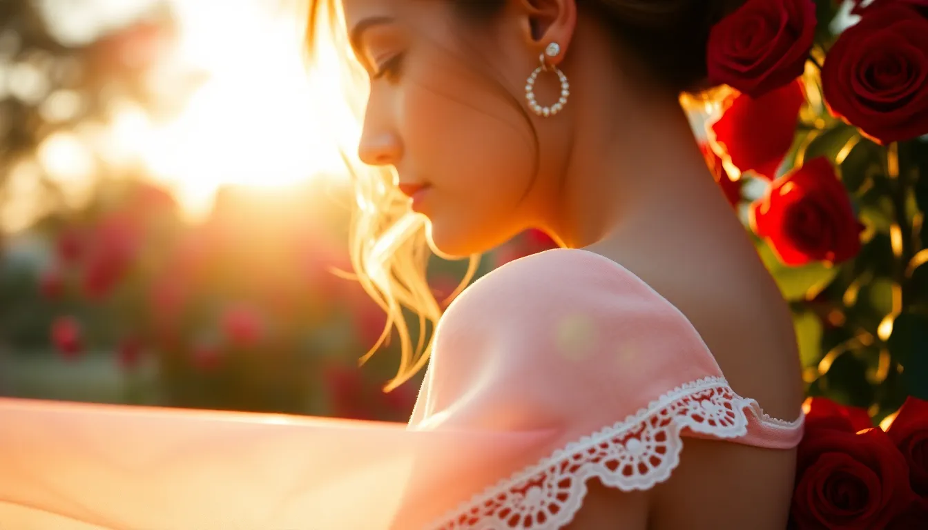 Romantic Valentine's Day Couple Embrace