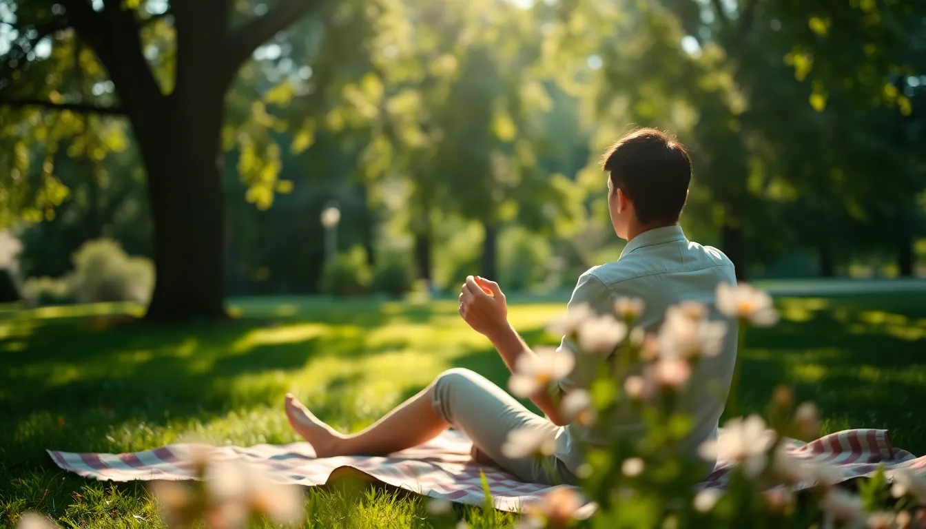 A stunning heart-shaped arrangement of red roses takes center stage amidst lush greenery, highlighted by dappled sunlight breaking through the tree canopy. The scene bursts with saturated colors, making the roses appear fresh and vibrant. The lush surroundings create a romantic atmosphere, perfect for Valentine's Day celebrations. This image embodies love and tenderness, inviting viewers to experience its beauty.