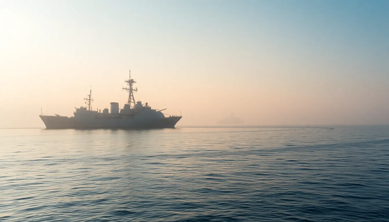 Foggy Morning at the Naval Dock