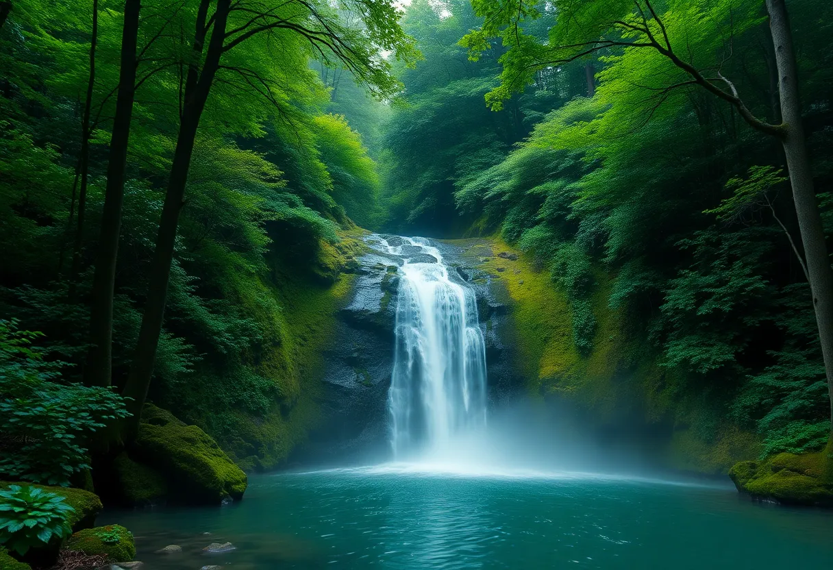 Enchanted Forest Waterfall