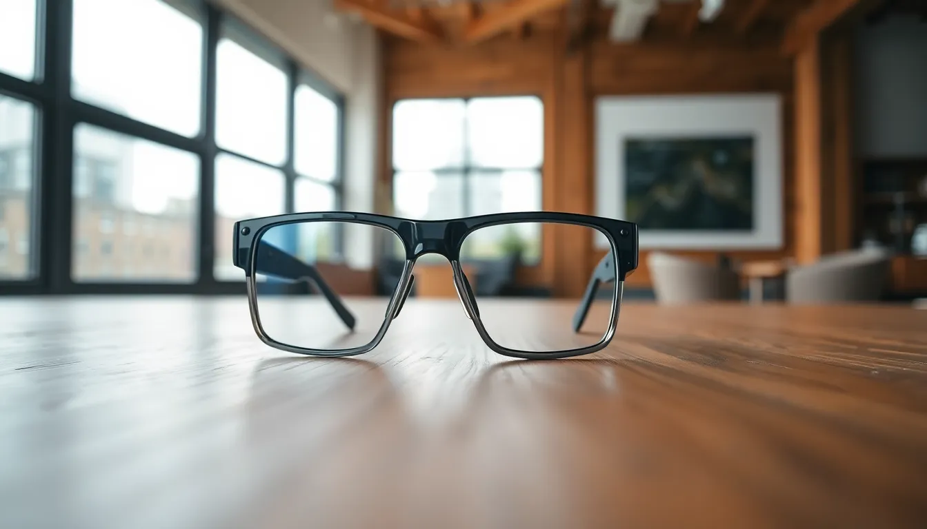 Close-Up of Augmented Reality Glasses