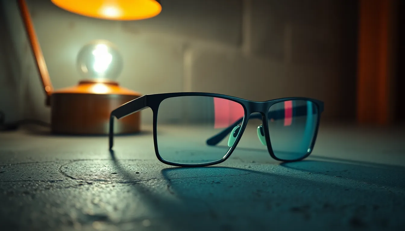 Augmented Reality Glasses on Concrete Surface