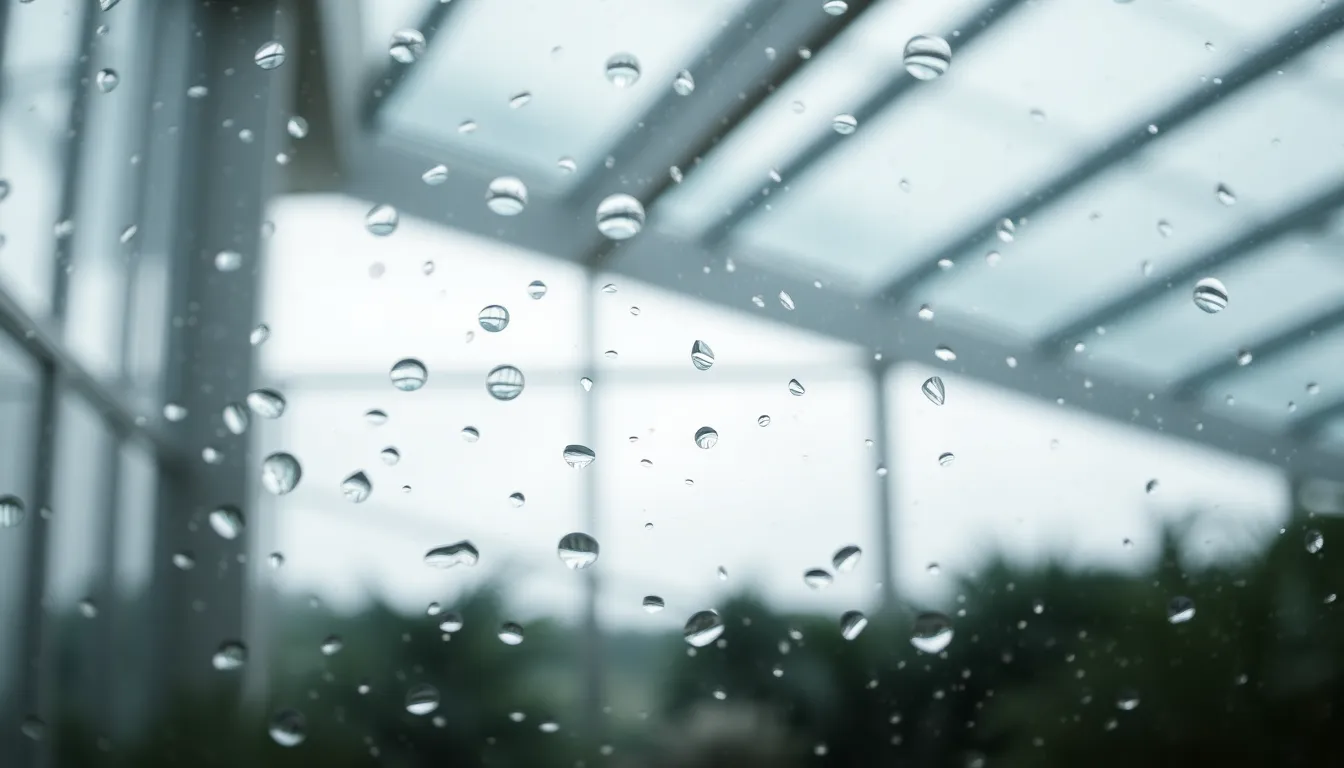 Rainy Day Through the Window