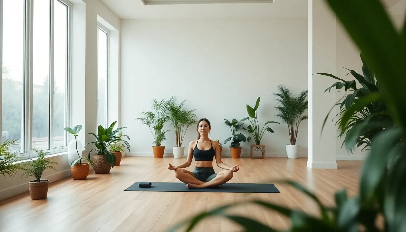 Serene Yoga Practice in Natural Light
