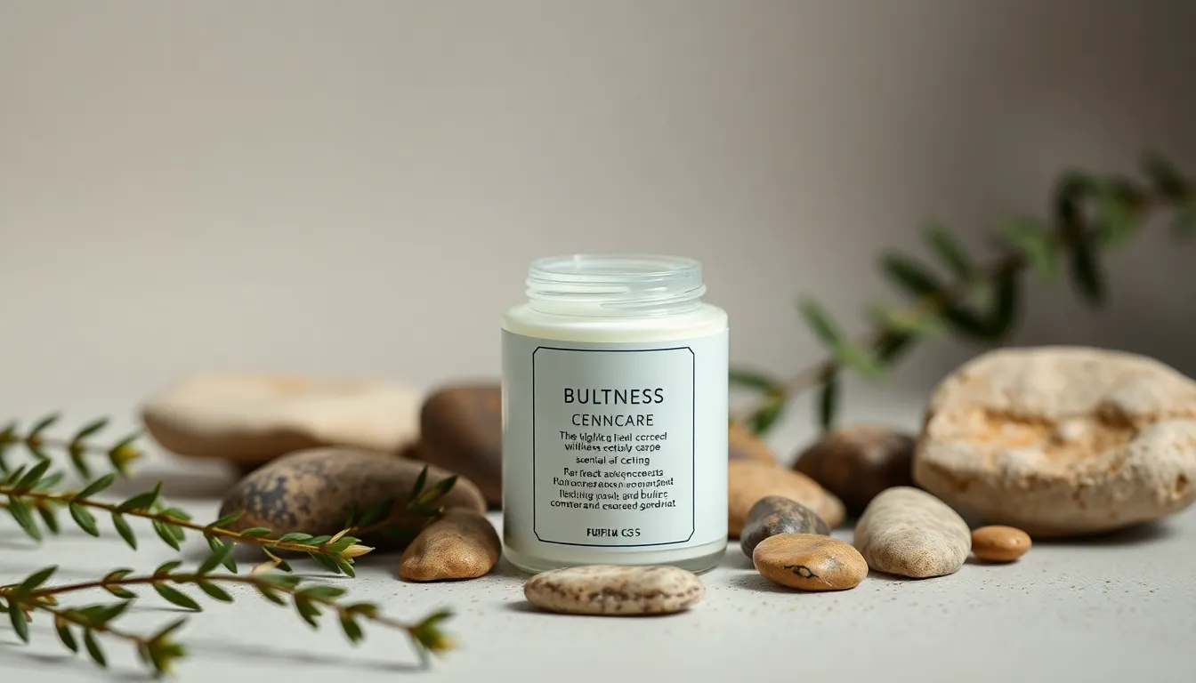 Wellness Skincare Product with Natural Elements