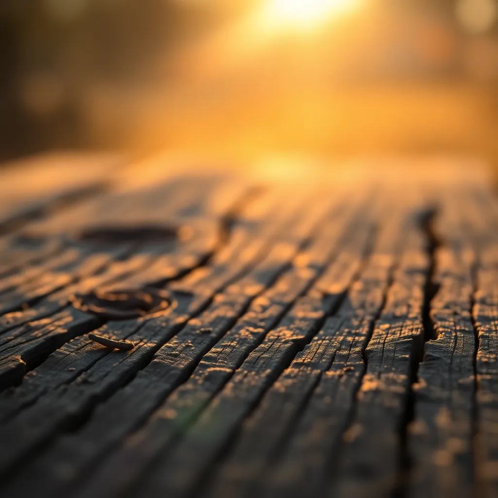 Close-Up Shot of Textured Wood Grain