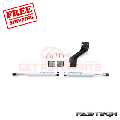 FABTECH Dual Steering Stabilizer Syst w/Shocks for Ram 4WD 14-17 3500