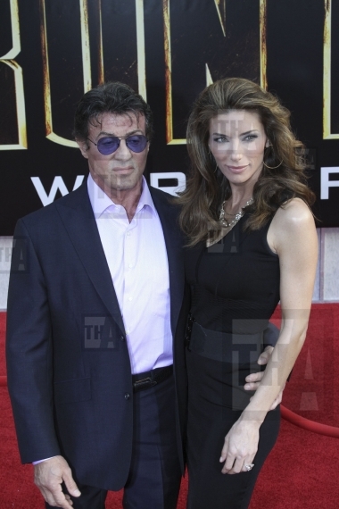 Sylvester Stallone and Jennifer Flavin