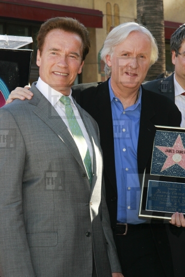 Governor Arnold Schwarzenegger and James Cameron