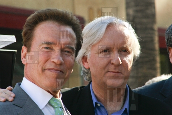 Governor Arnold Schwarzenegger and James Cameron