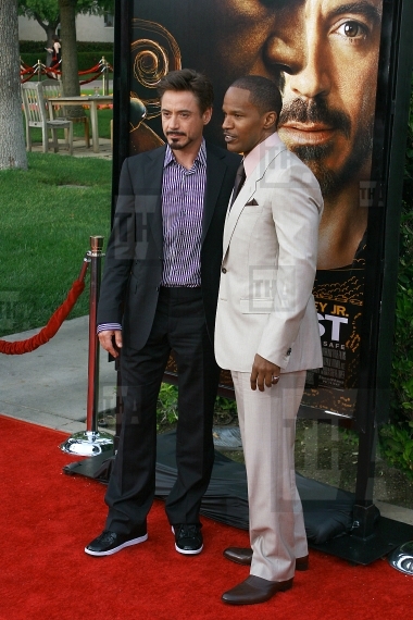 Robert Downey Jr.and Jamie Foxx