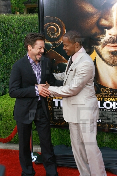  Robert Downey Jr.and Jamie Foxx