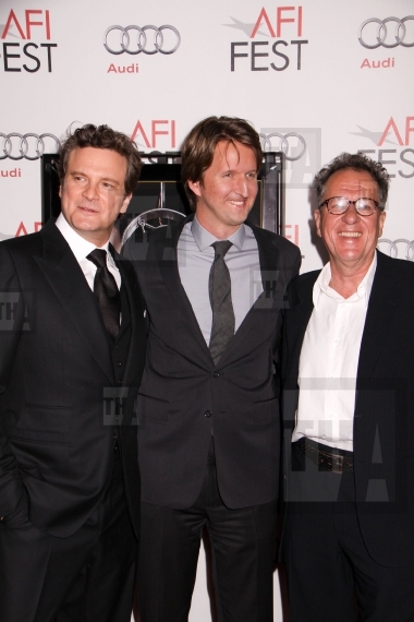 Colin Firth, Tom Hooper, Geoff...