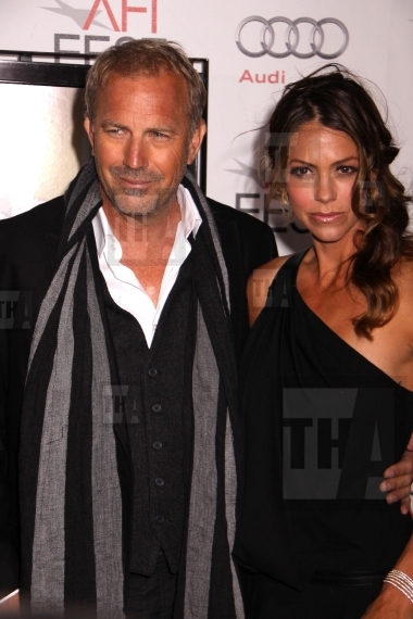 Kevin Costner and his wife Chr...