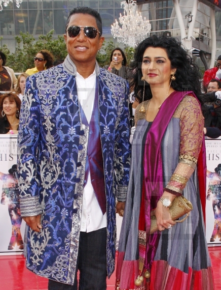 Jermaine Jackson & wife Halima Rashid