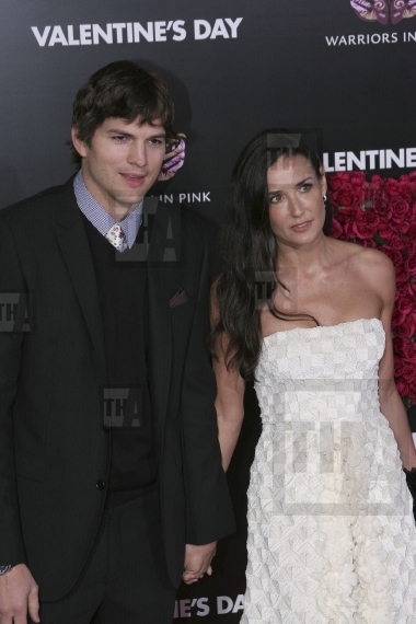 Ashton Kutcher and wife Demi Moore