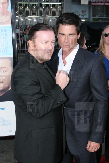 Ricky Gervais and Rob Lowe