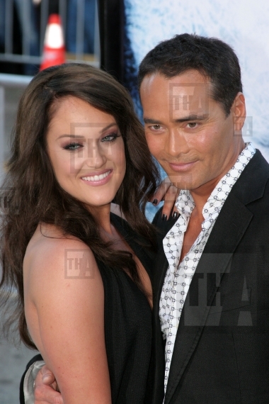 Lacey Schwimmer and Mark Dacascos