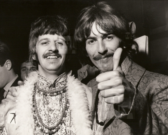 Beatles Ringo Starr and George Harrison