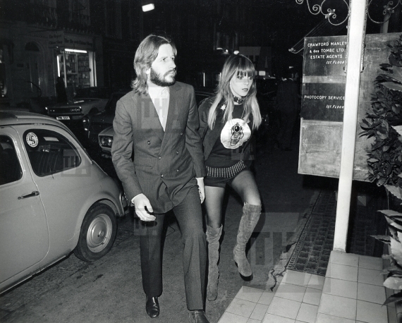 Beatle Ringo Starr with wife Maureen Cox