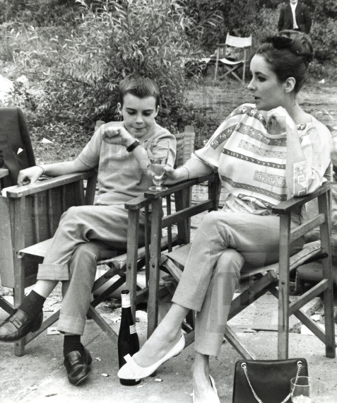 Elizabeth Taylor and son Michael