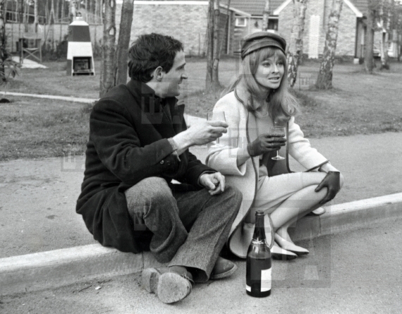 Julie Christie and Director Francois Truffaut