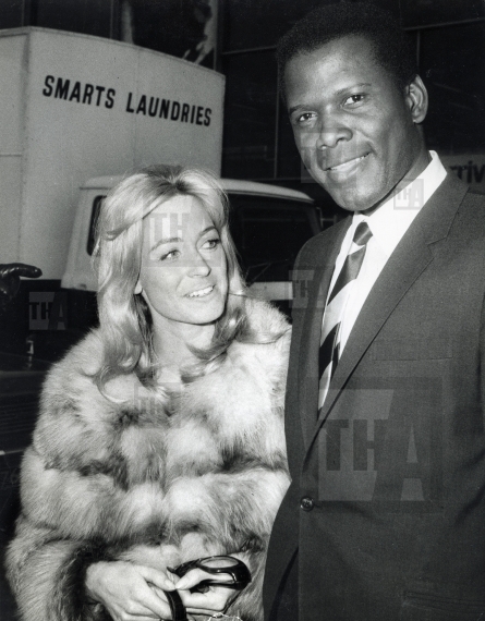 Sidney Poitier and Suzy Kendall