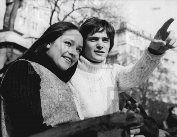 Olivia Hussey and Leonard Whiting