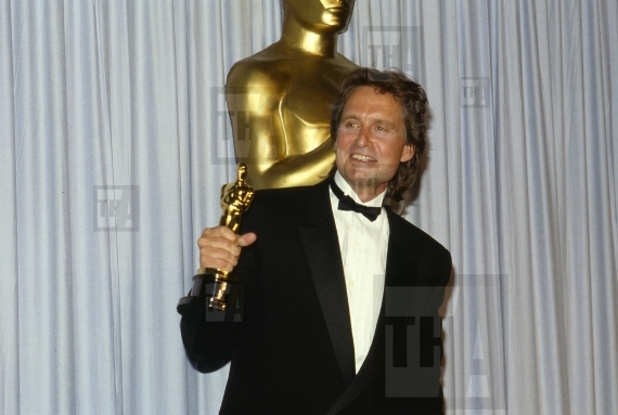 Michael Douglas with Oscar