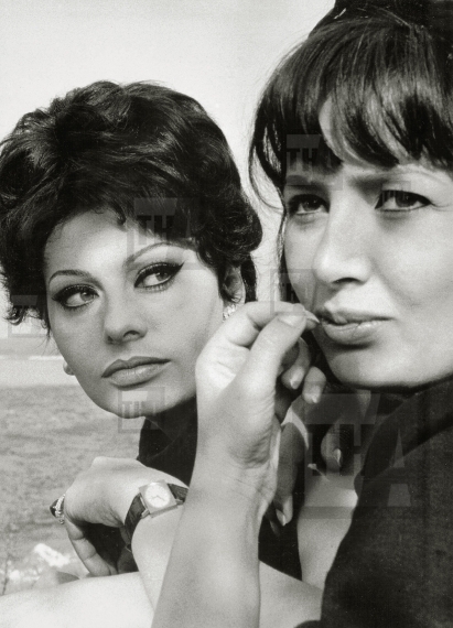 Sophia Loren and Silvia Monelli