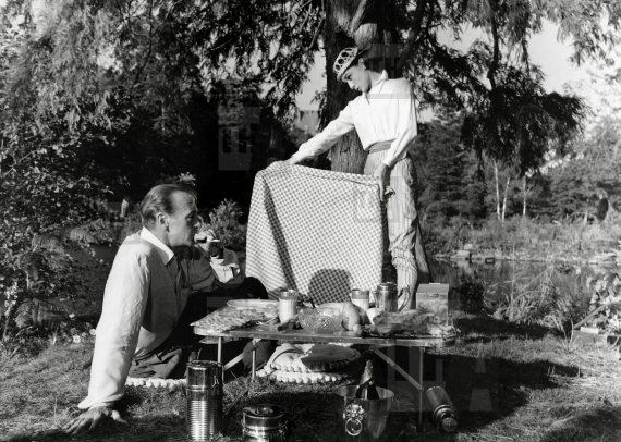 Audrey Hepburn and Gary Cooper