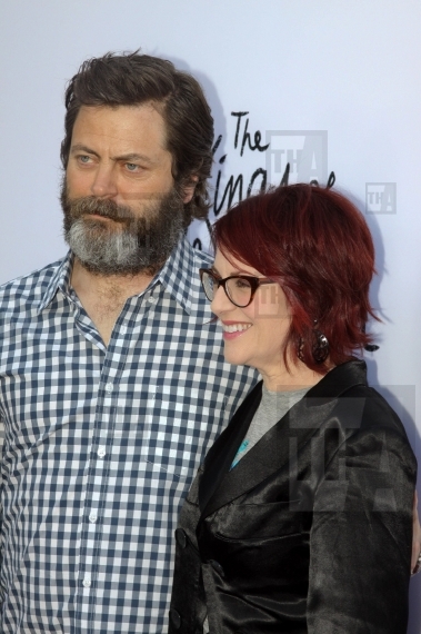 Nick Offerman and wife Megan Mullally