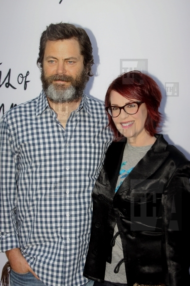 Nick Offerman and wife Megan Mullally