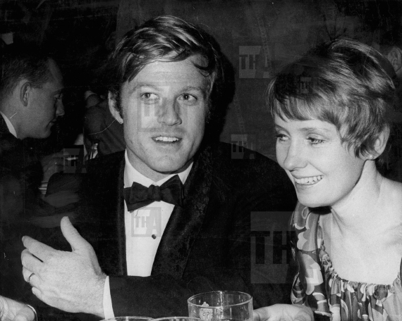 Robert Redford and his wife - The Hollywood Archive
