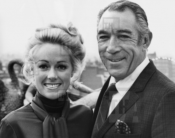 Jan Daley and Anthony Quinn 