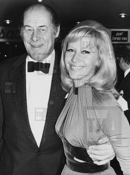 Rex Harrison and his wife Elizabeth