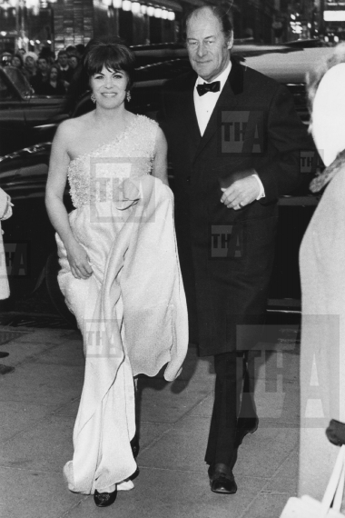 Rex Harrison and his wife Rachel Roberts