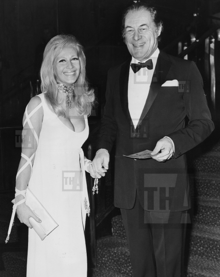 Rex Harrison and Elizabeth Harris