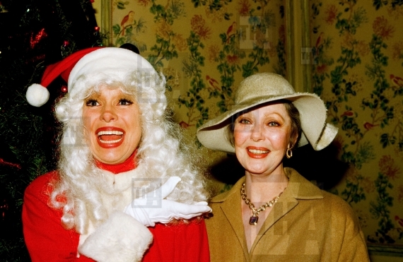 Carol Channing and Loretta Young