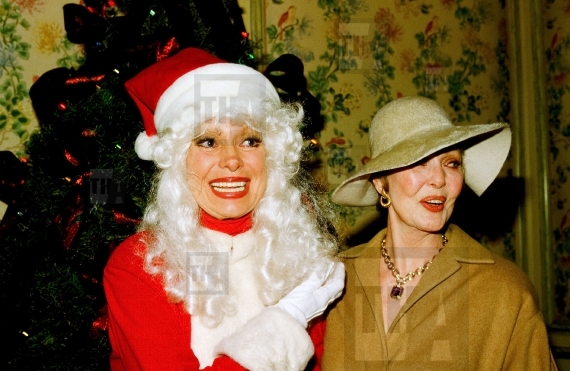 Carol Channing and Loretta Young