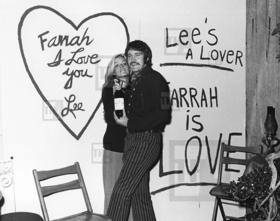 Lee Majors and Farrah Fawcett 