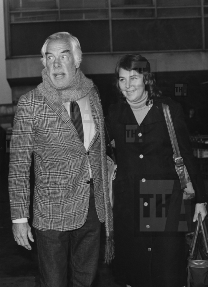 Lee Marvin with his wife Pamela