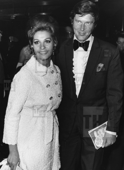Roger Moore with his wife Luisa Mattioli