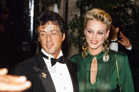Sylvester Stallone and wife Brigitte Nielsen