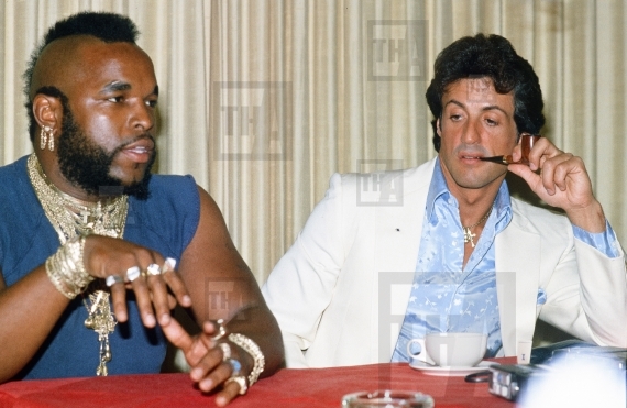 Mr. T and Sylvester Stallone