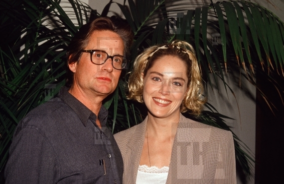 Michael Douglas and Sharon Stone