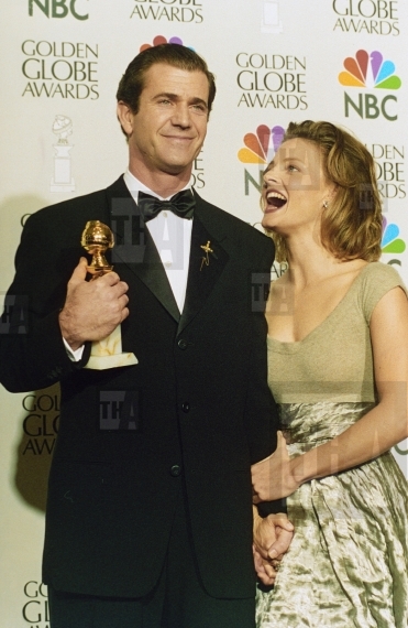 Mel Gibson and Jodie Foster 