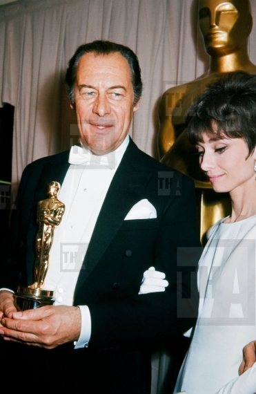 Rex Harrison and Audrey Hepburn